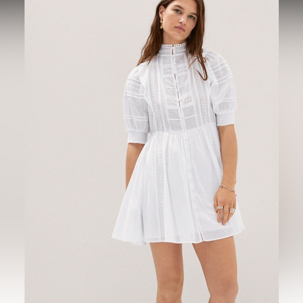 White delicate dress